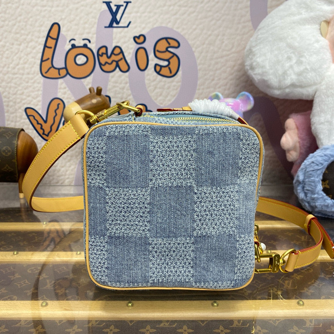 Louis Vuitton Chess Messenger Denim