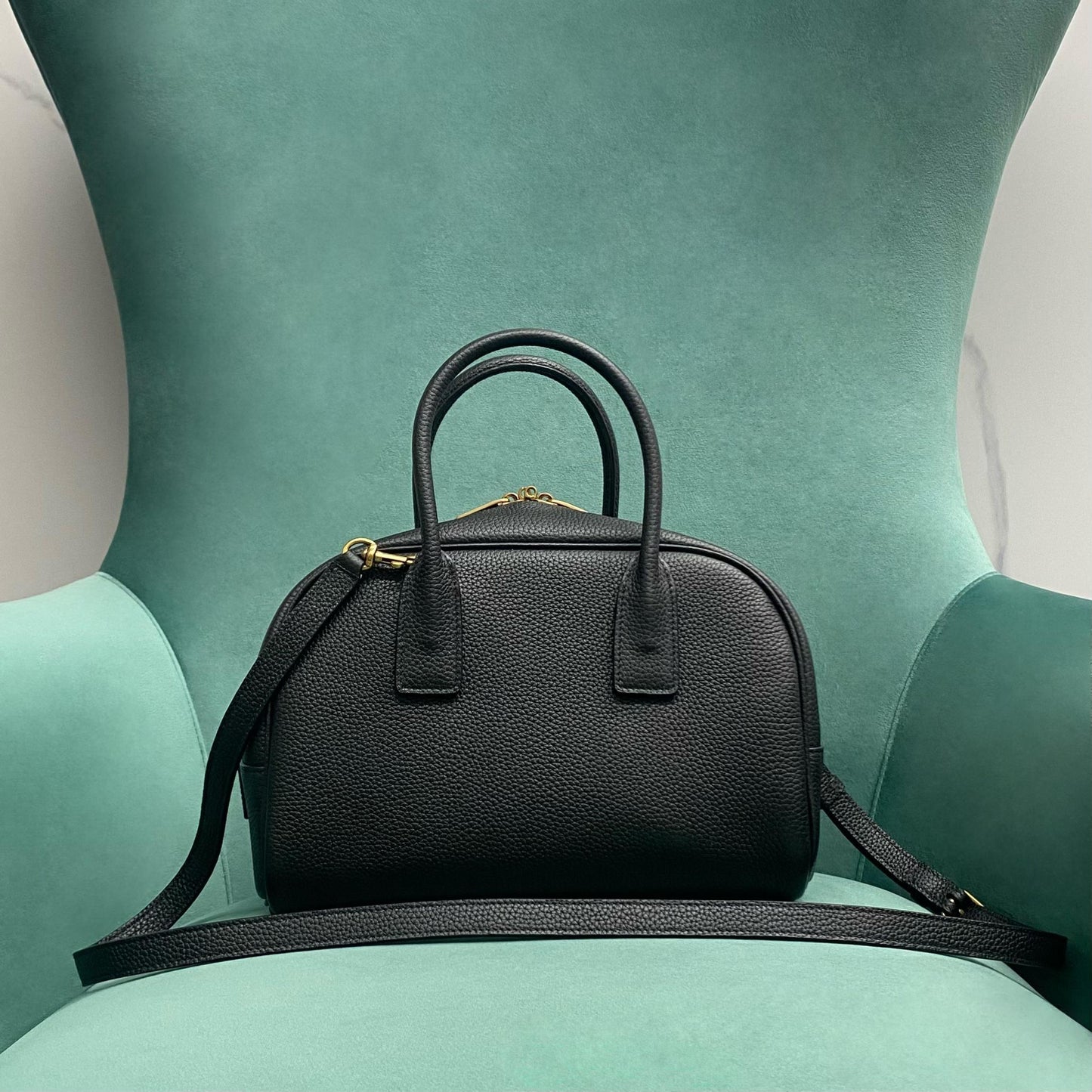 YSL Boston leather tote