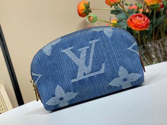 Louis Vuitton Denim Pochette Cosmétique PM