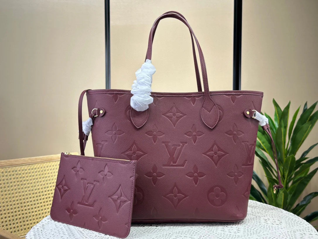 Louis Vuitton Neverfull MM burgundy
