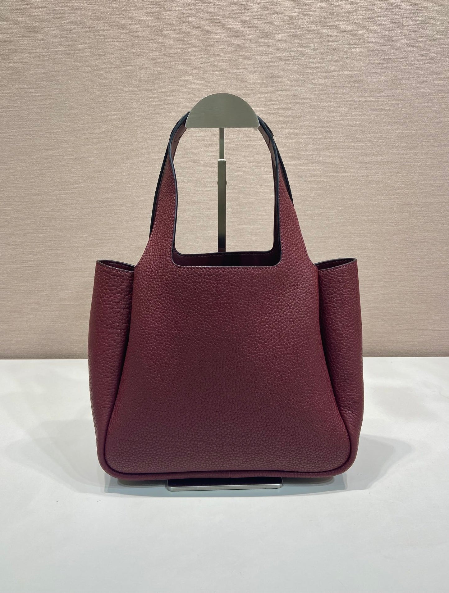 Prada leather top-handle small bag