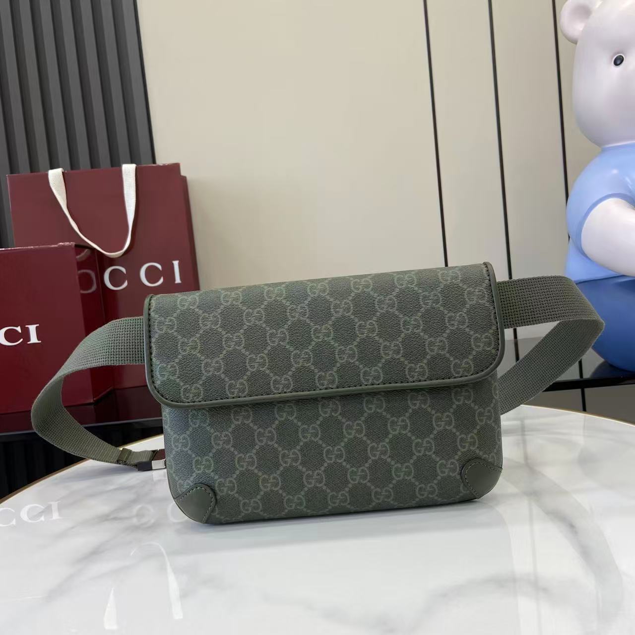 Gucci GG Monogram small belt bag