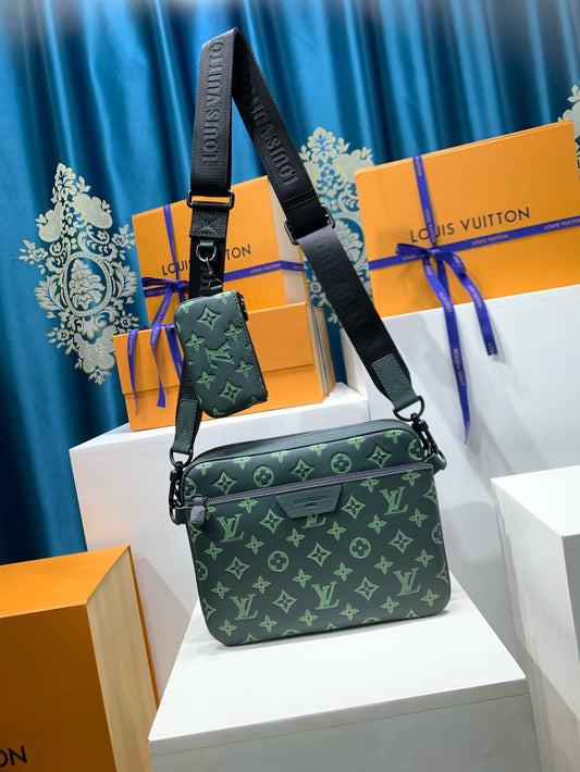 Louis Vuitton Trio Messenger Monogram Shadow