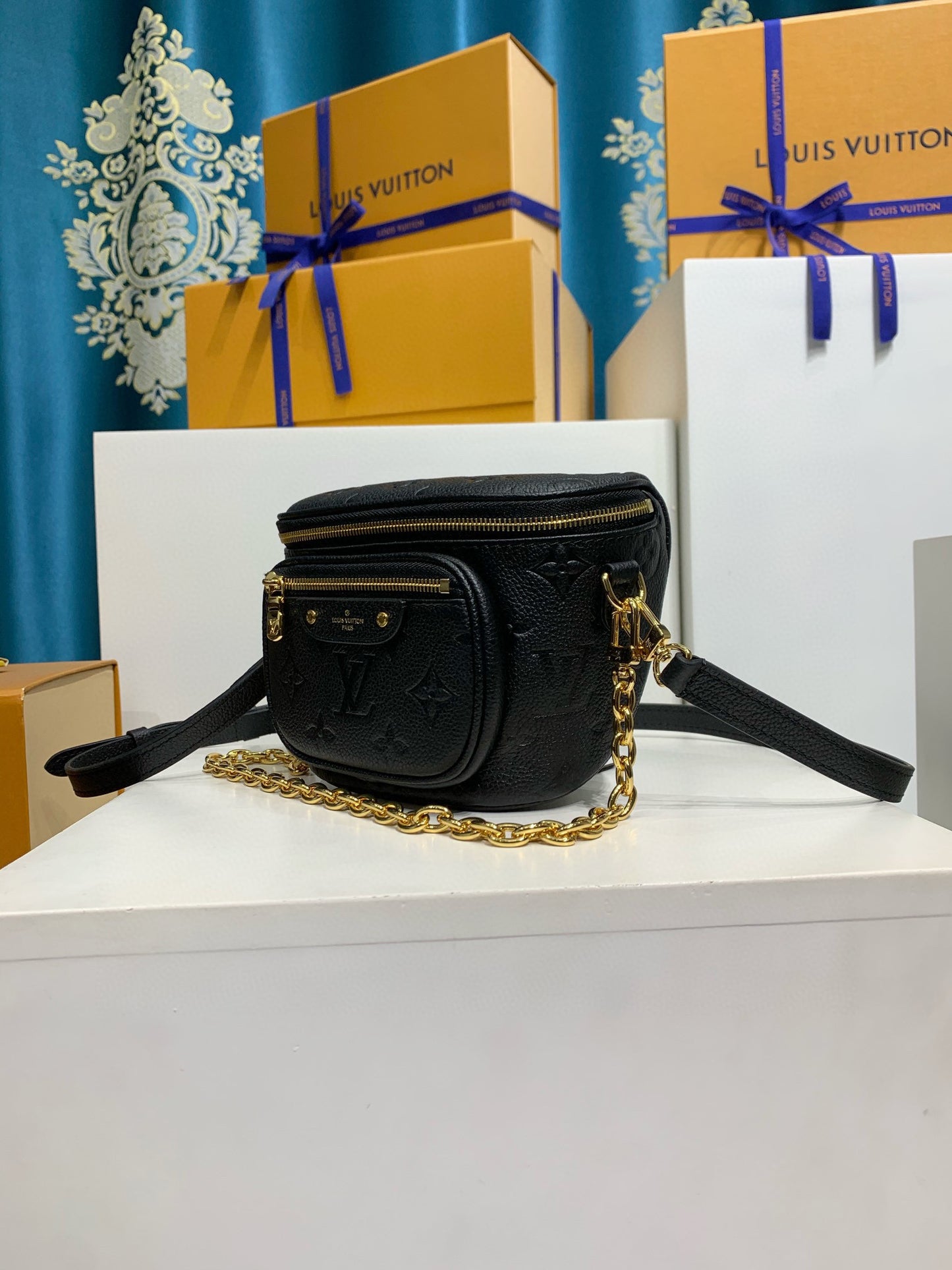 Louis Vuitton Mini Bumbag Empreinte leather