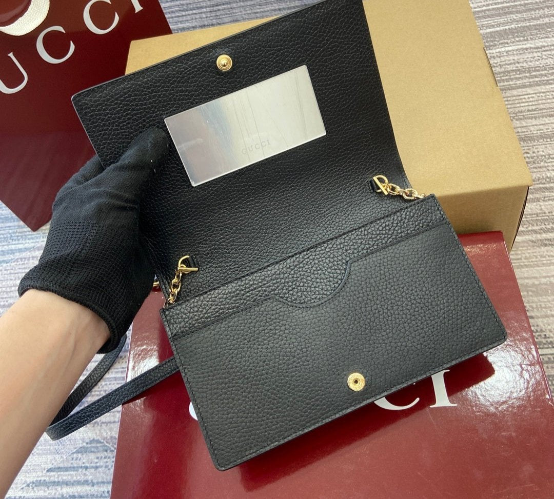 Gucci GG Emblem super mini shoulder bag