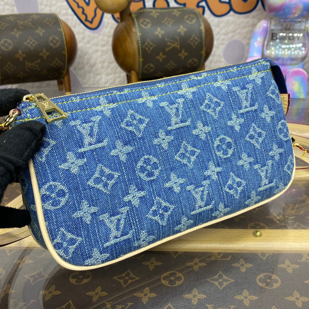 Louis Vuitton Denim Pochette Accessories