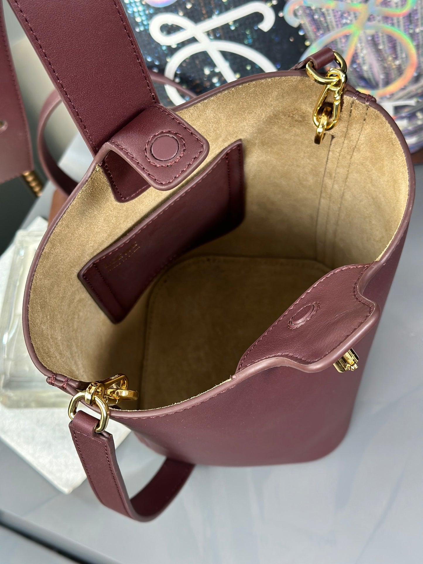 Loewe Pebble Bucket bag