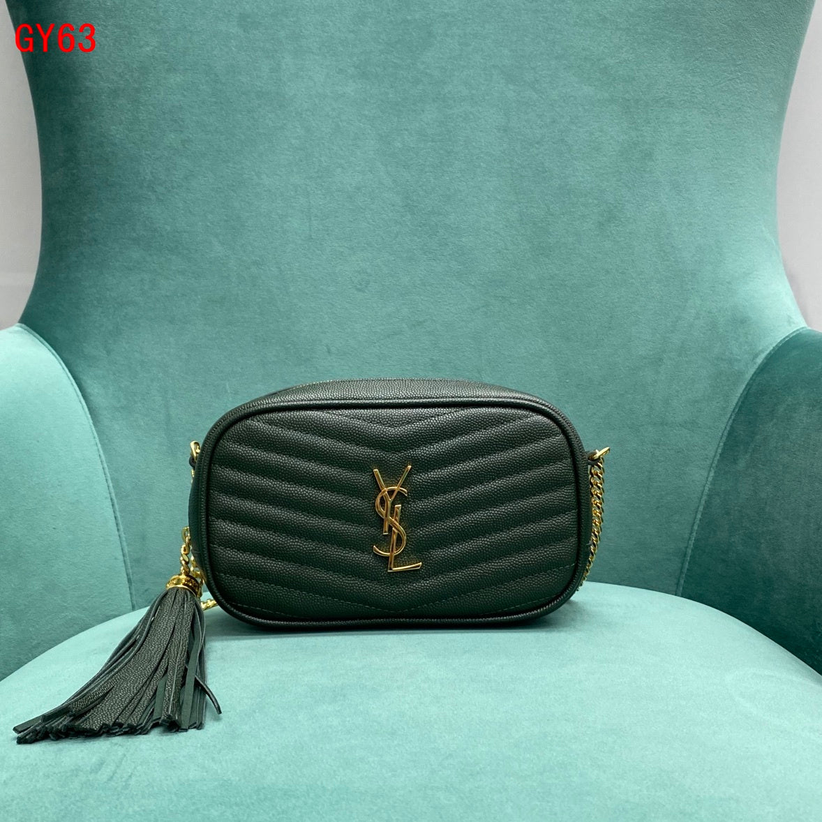 YSL Lou Mini Quilted Leather