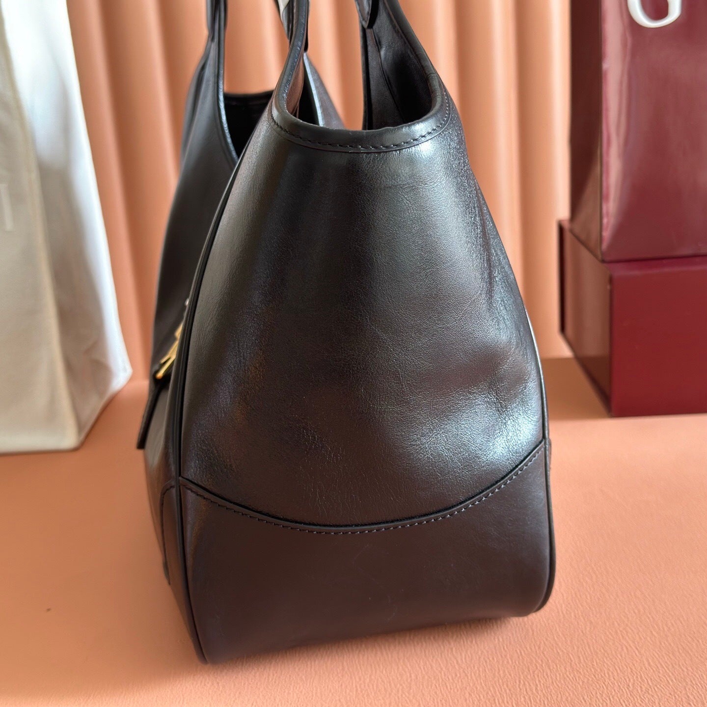 Gucci Mercato Leather medium tote bag