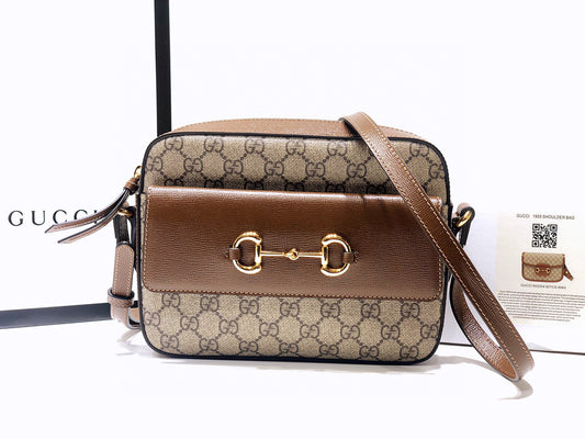 Gucci Horsebit 1955 Canvas Bag