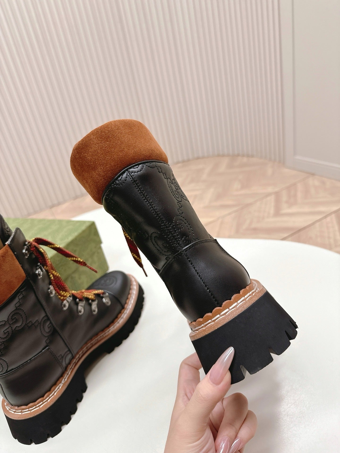 Gucci Leather Boots