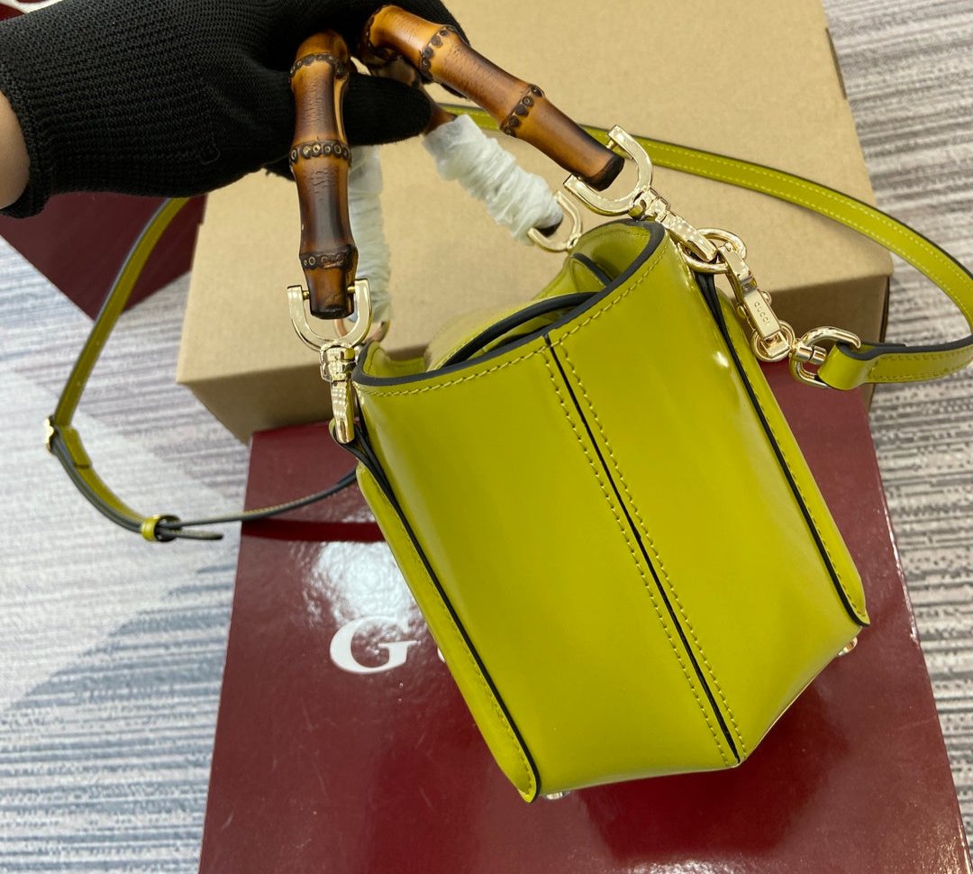 Gucci Mini bamboo top handle tote bag