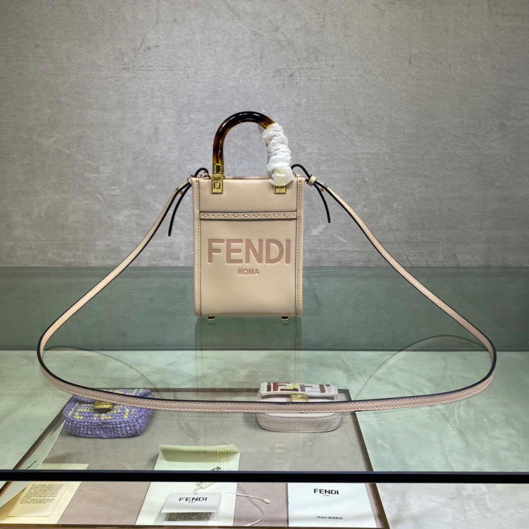 Fendi Mini Sunshine Shopper Tote Bag