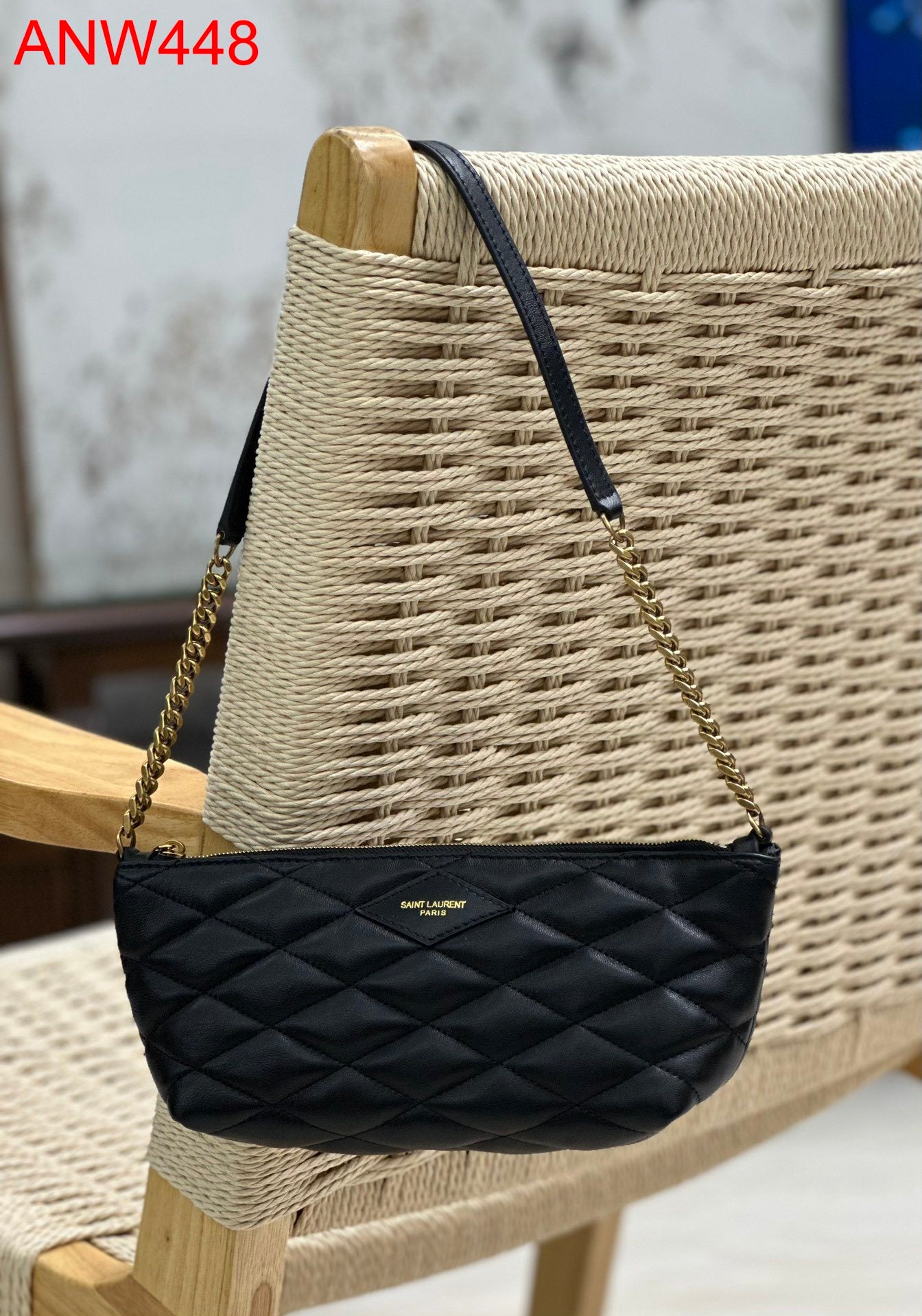 YSL MINI BAG IN QUILTED LAMBSKIN