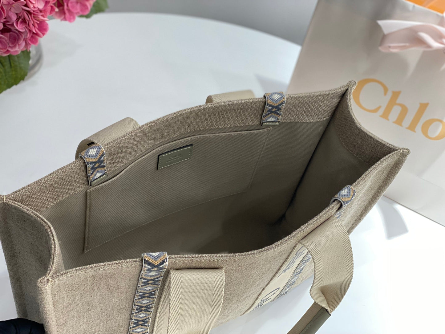 Chloe Woody Tote Bag