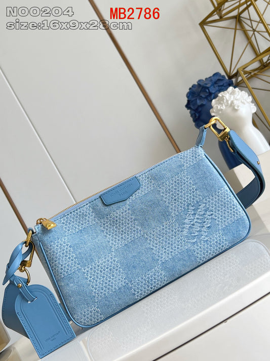 Louis Vuitton Pochette Accessories XL denim