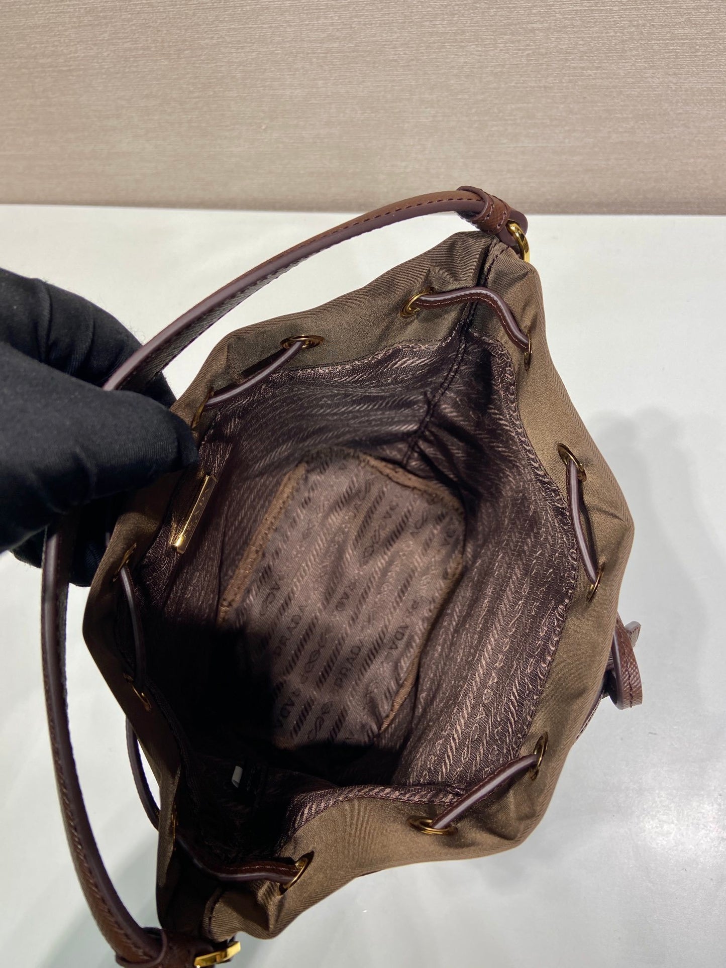 Prada Duet bucket bag