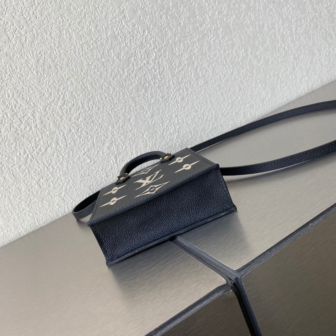 Louis Vuitton Petit Sac Plat Empreinte, Bicolor leather