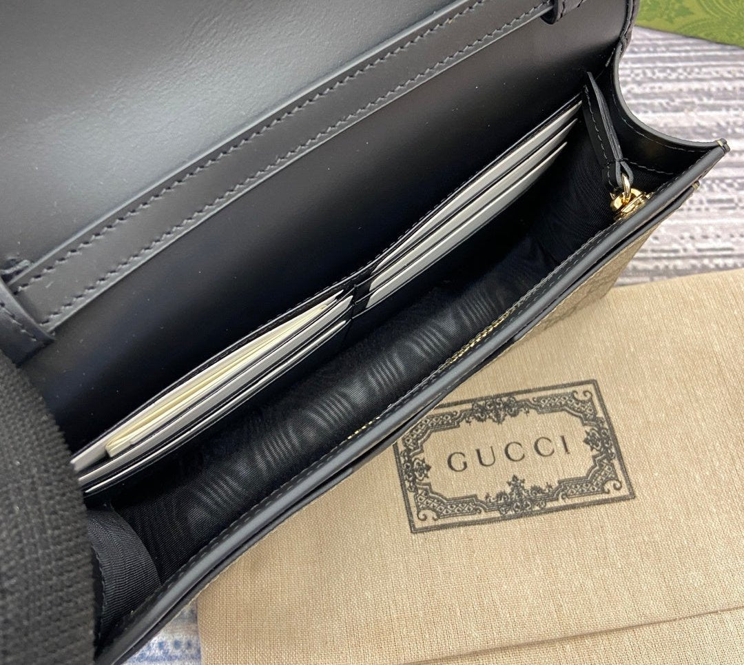 Gucci GG Emblem super mini shoulder bag