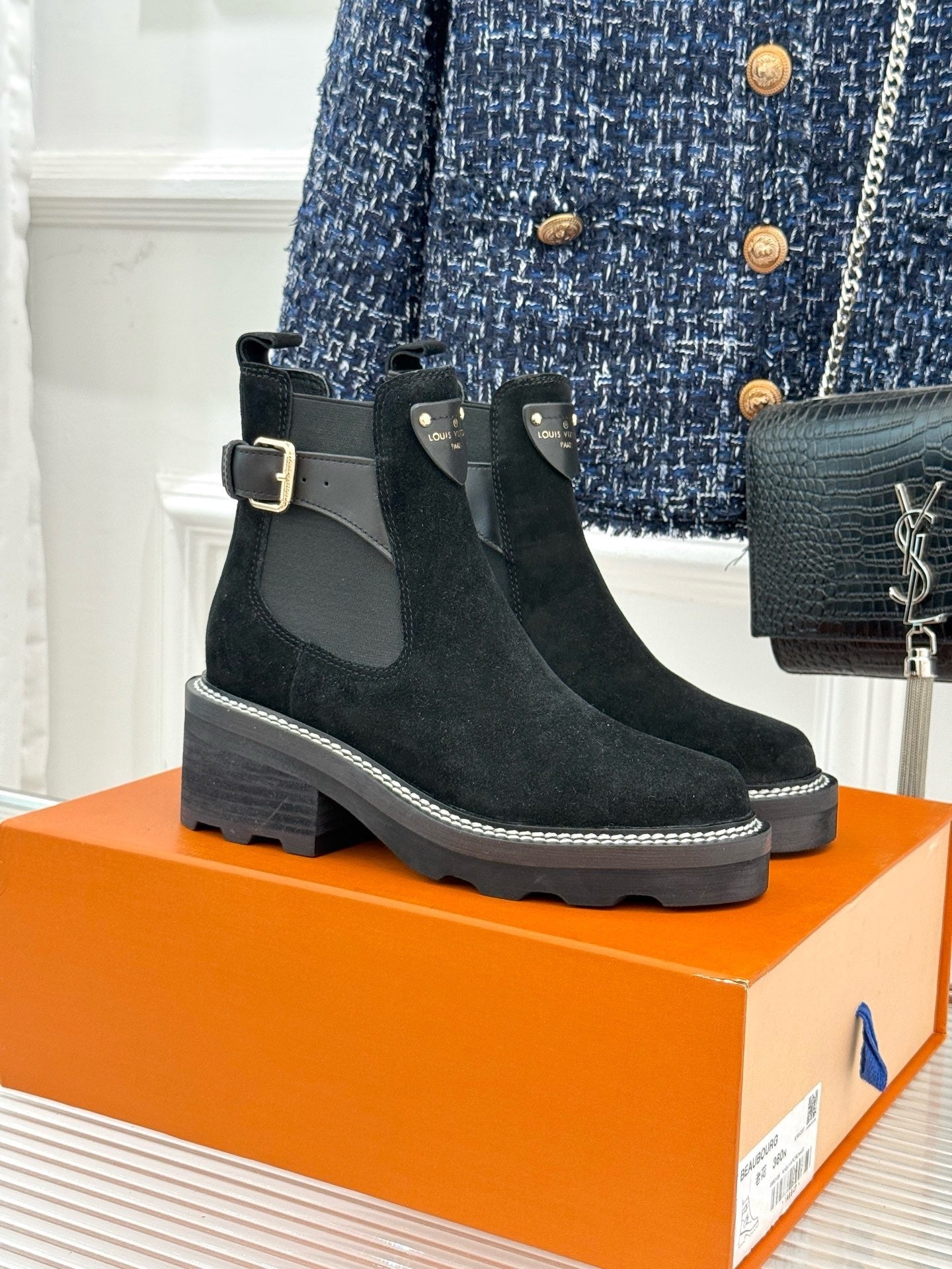 Louis Vuitton suede Boots