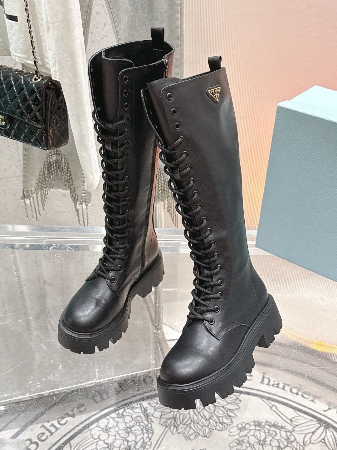 Prada Long Boots, high