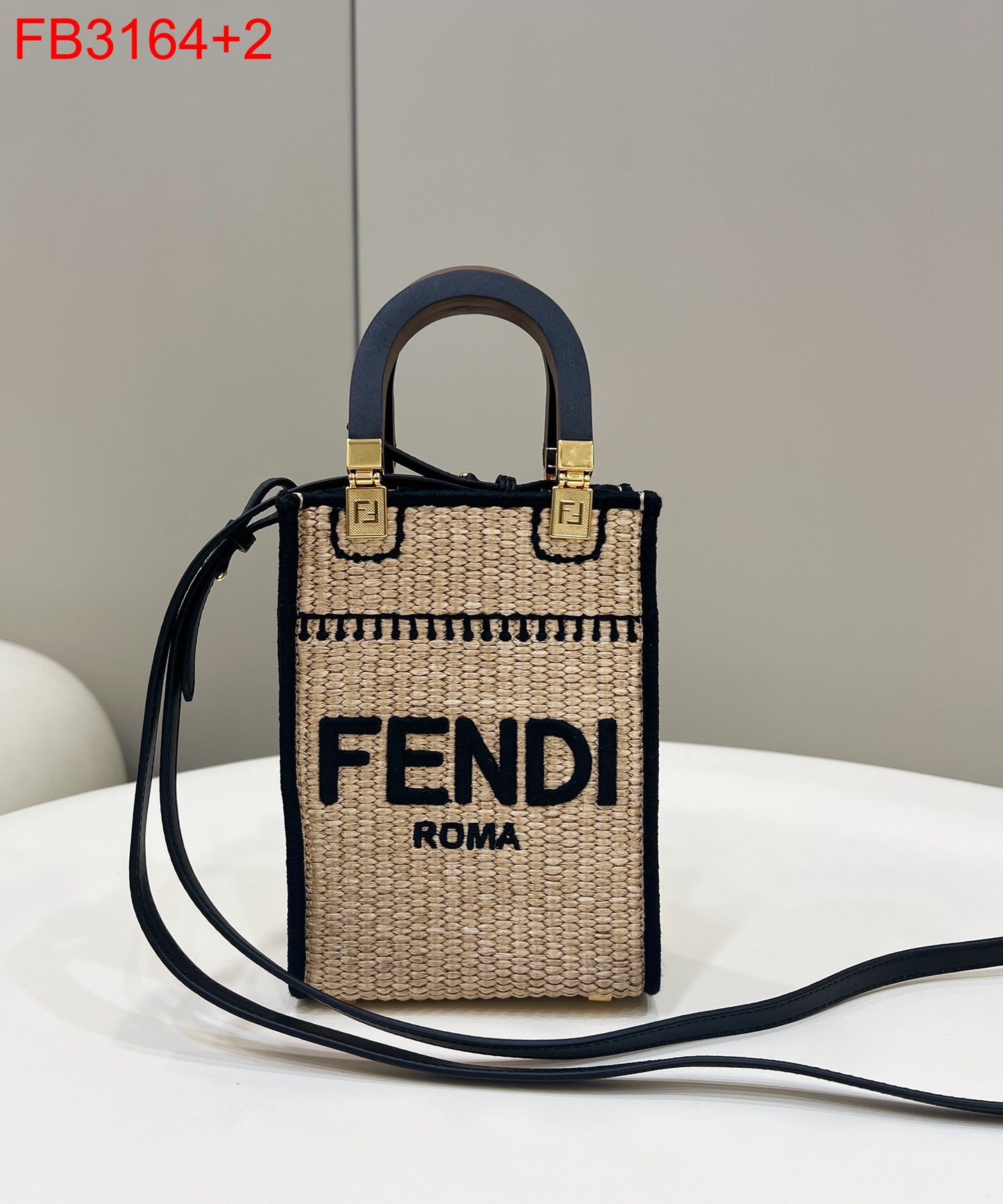 Fendi Mini Sunshine Shopper Bag