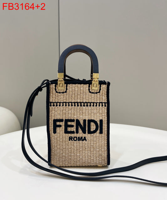 Fendi Mini Sunshine Shopper Bag