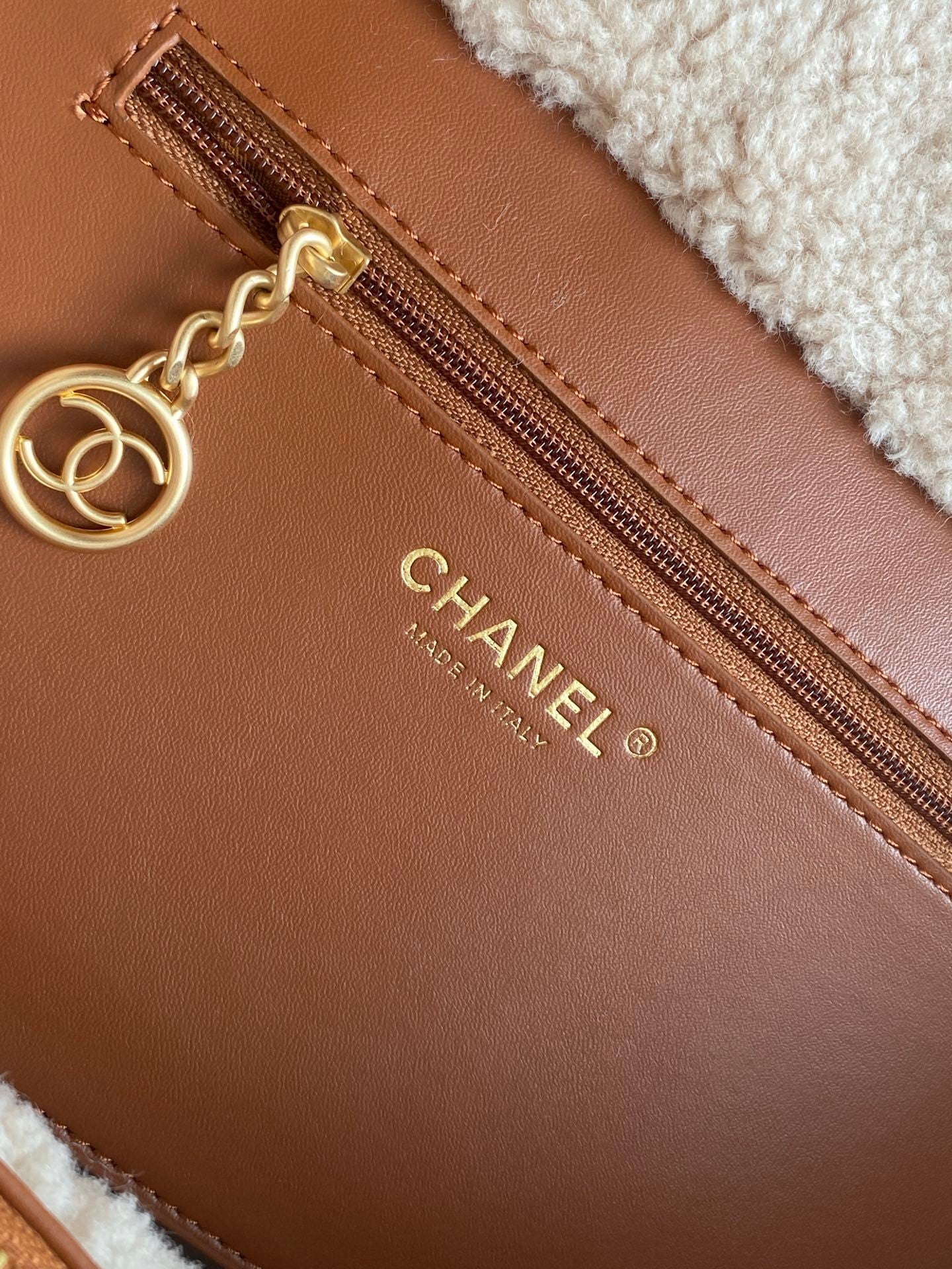 Chanel Medium Shearling Tote bag