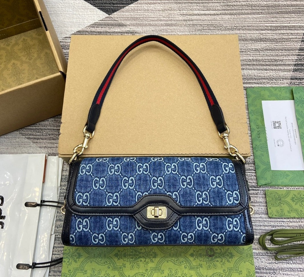 Gucci Denim Luce small bag