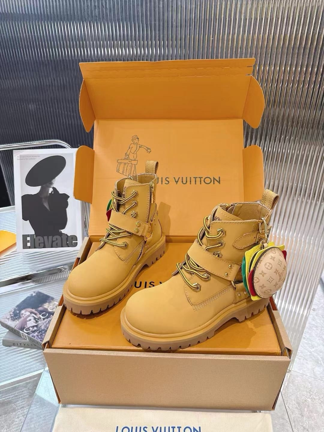 Louis Vuitton x Timberland Boots