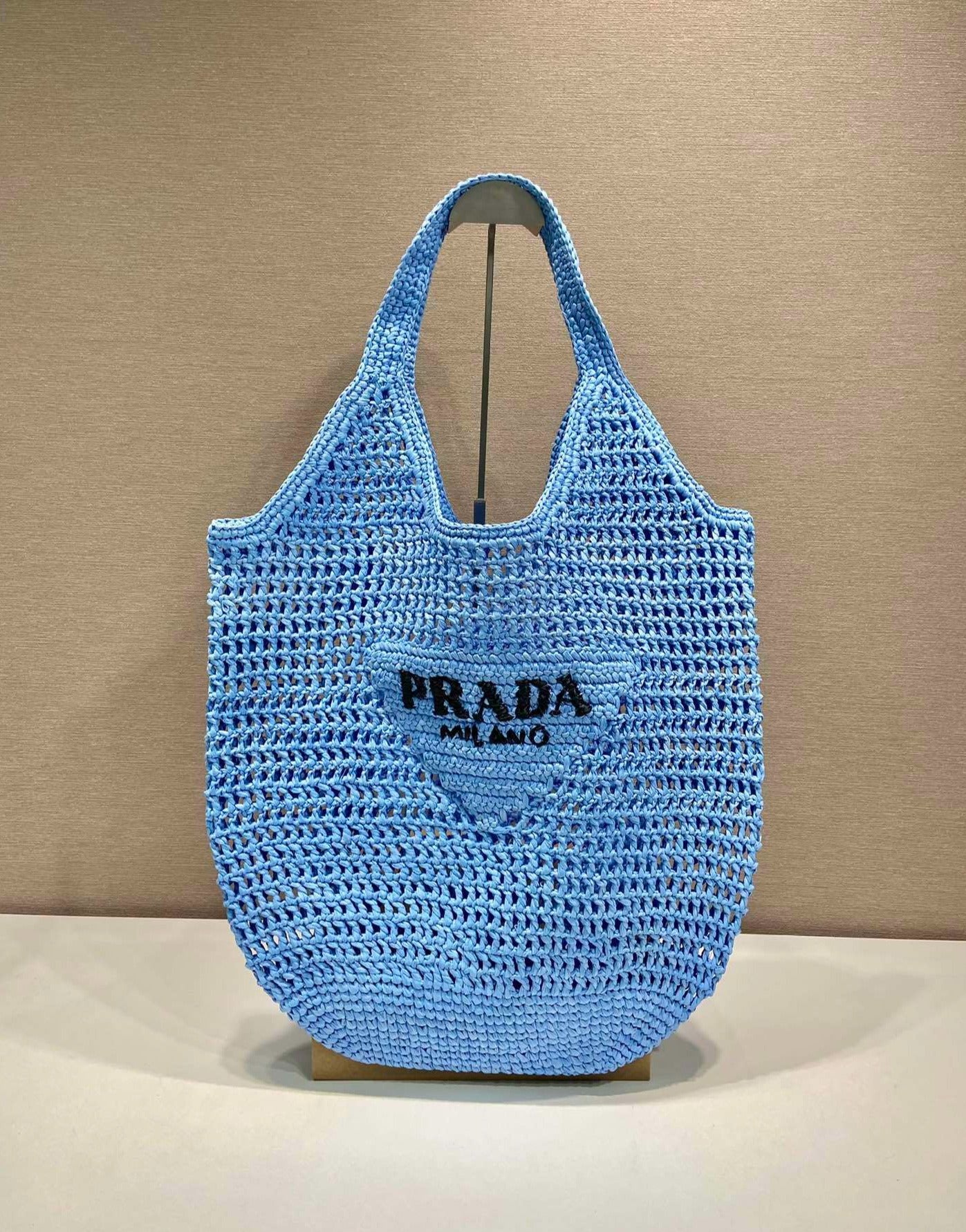 Prada Straw Tote Bag