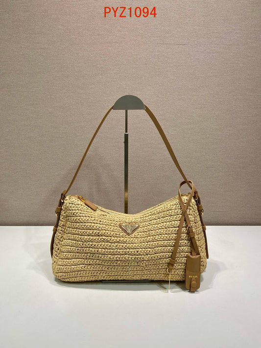 Prada Prada Aimée Medium crochet and leather bag