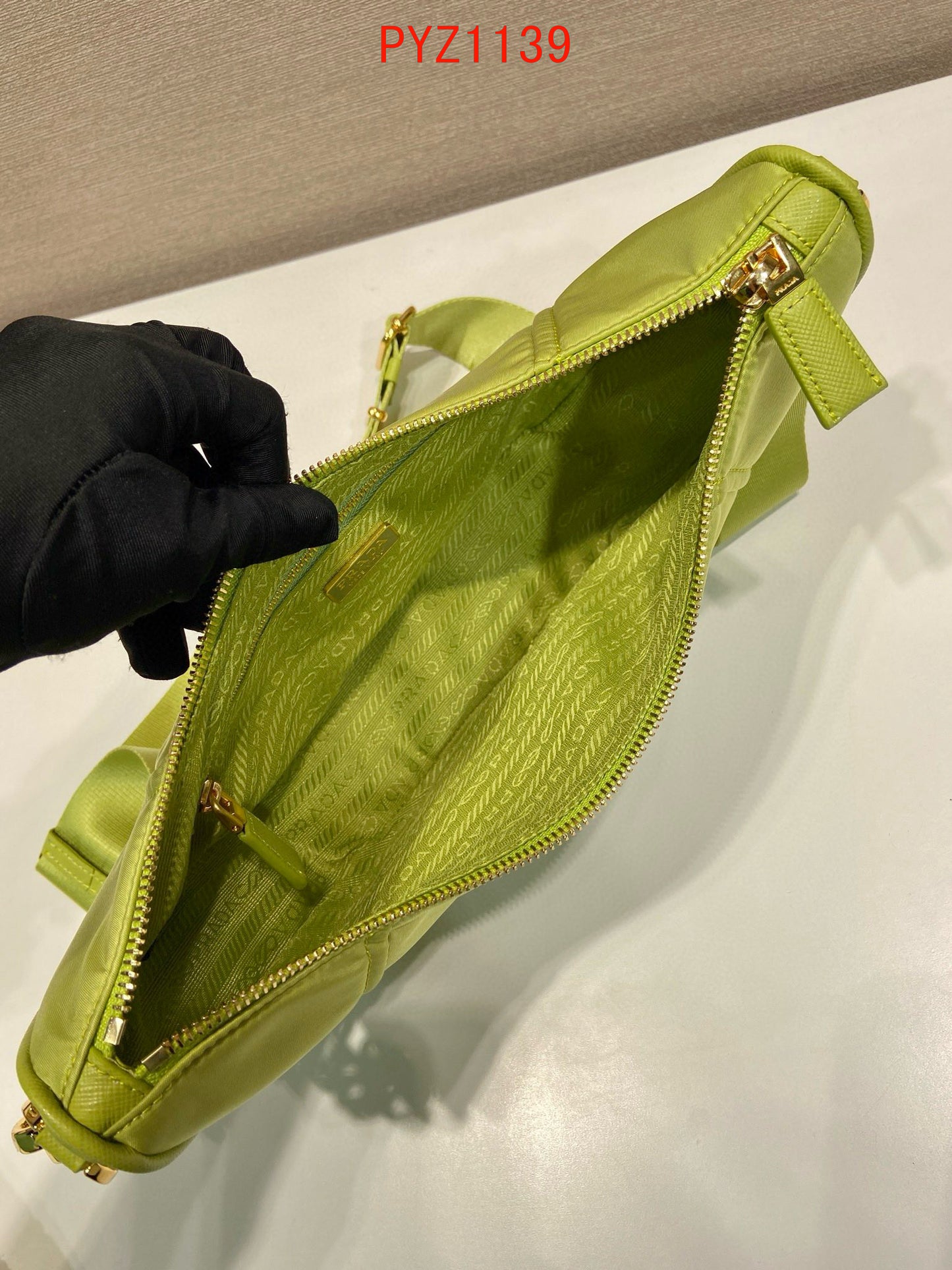 Prada Demi-lune Re-Nylon shoulder bag