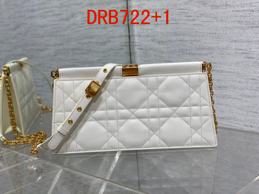 Dior Caro Clutch With Chain