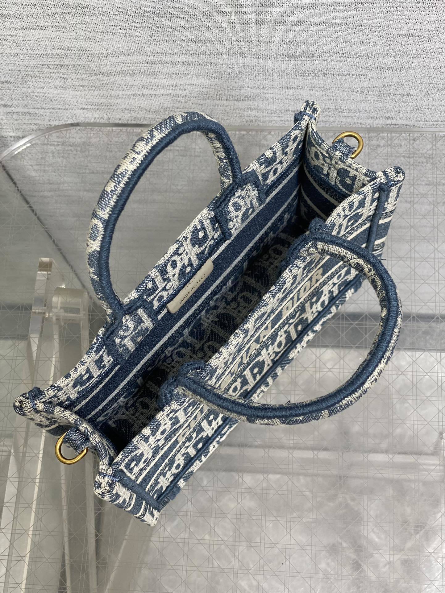 Dior Book Tote Denim Medium and Mini
