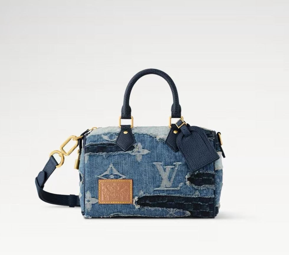 Louis Vuitton Speedy 25 Bandoulière denim