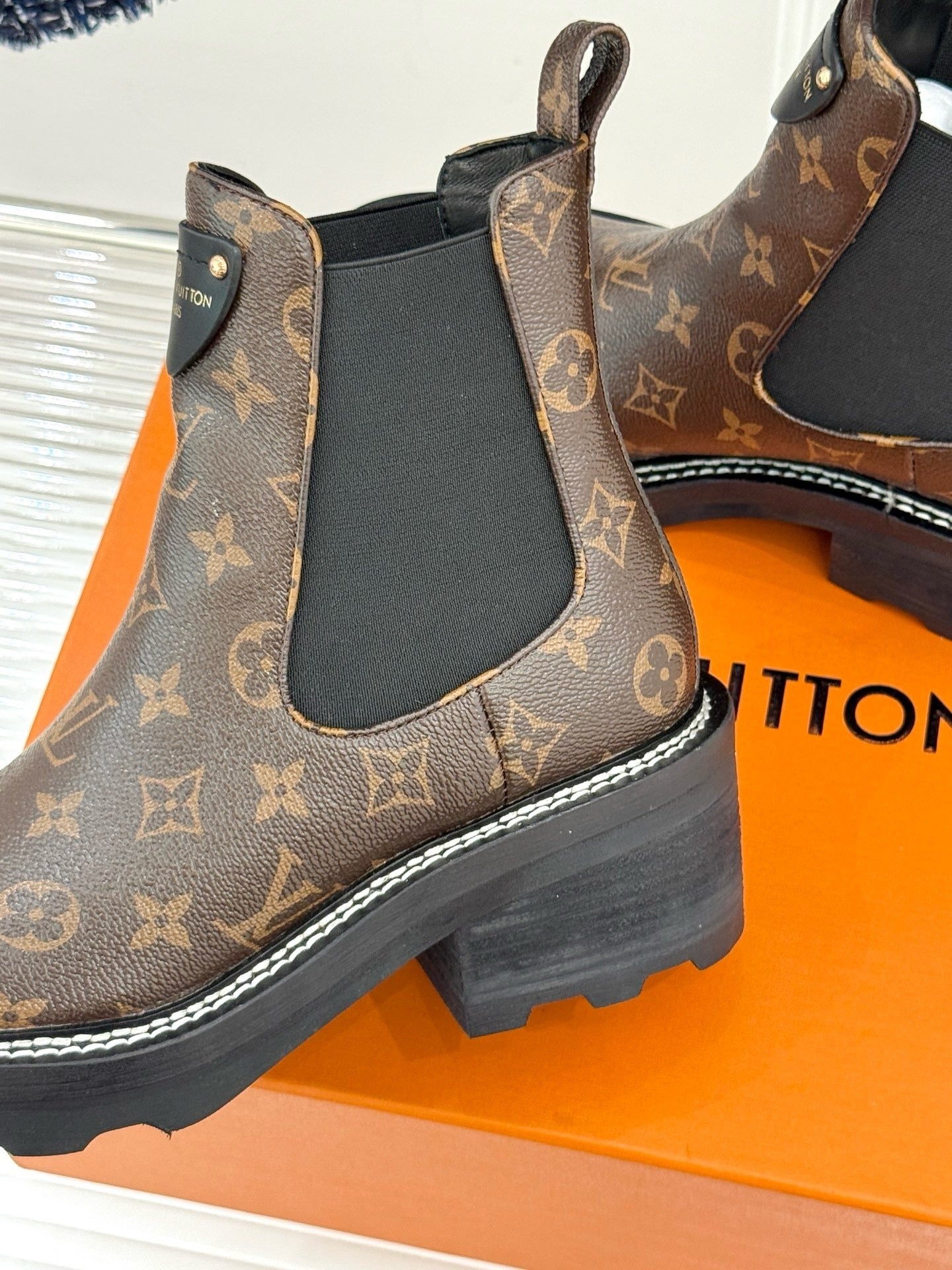 Louis Vuitton leather Boots