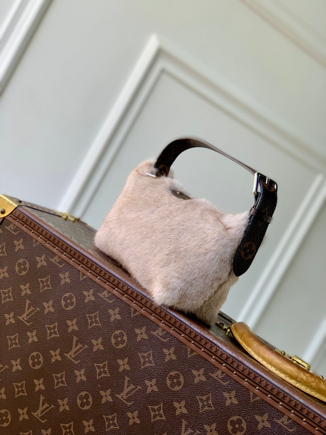 Louis Vuitton Pochette Hills Teddy bag