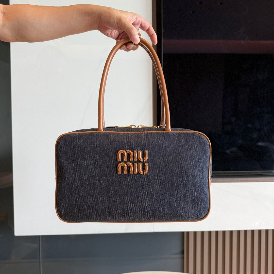 Miu Miu Beau denim bag Small and Large