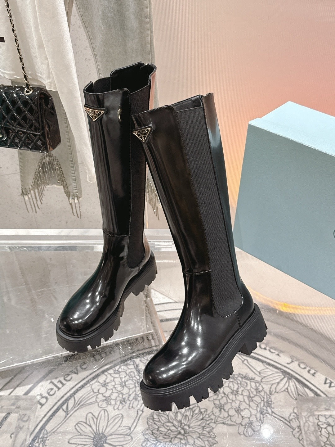 Prada Long Boots, high