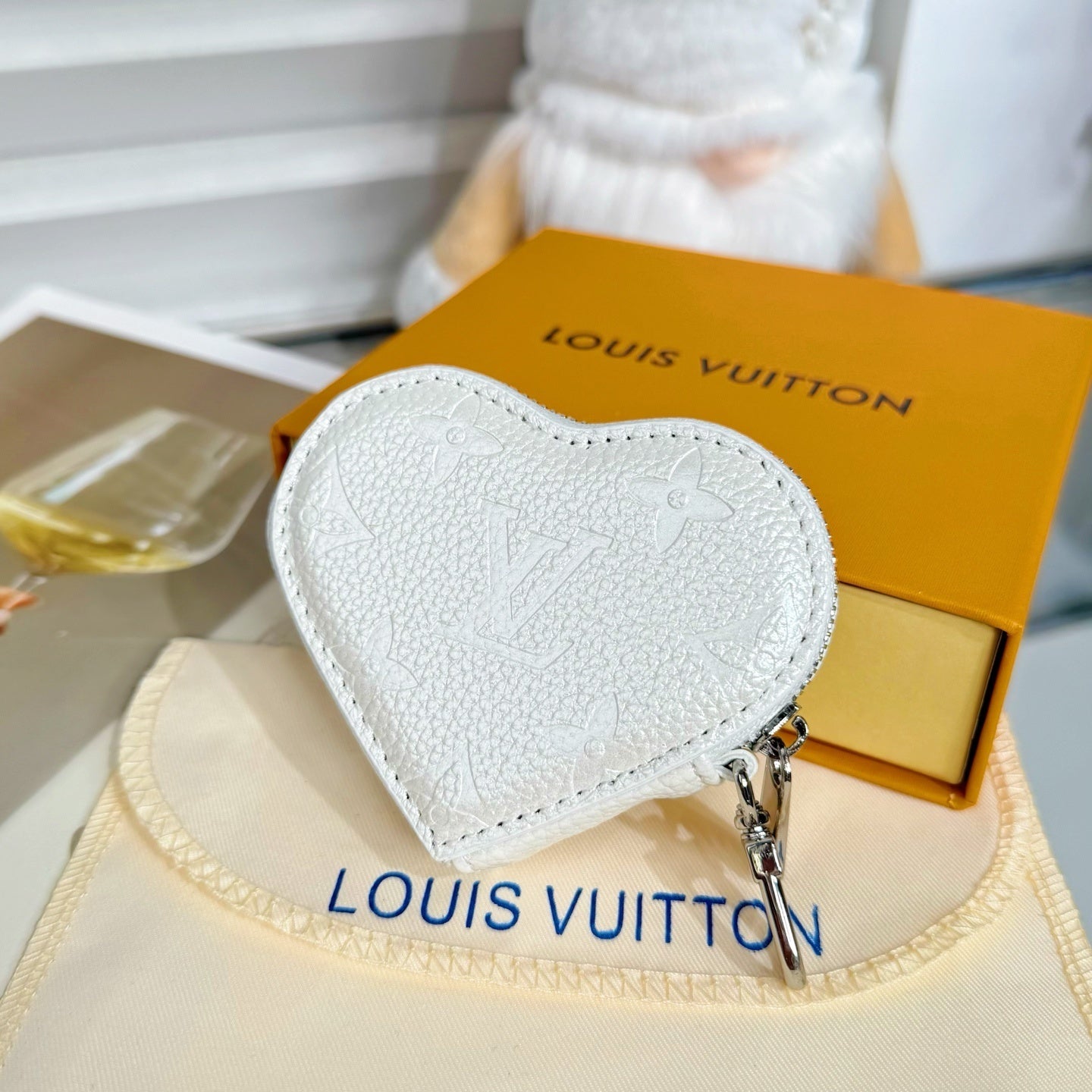 Louis Vuitton Heart shape Coin purse