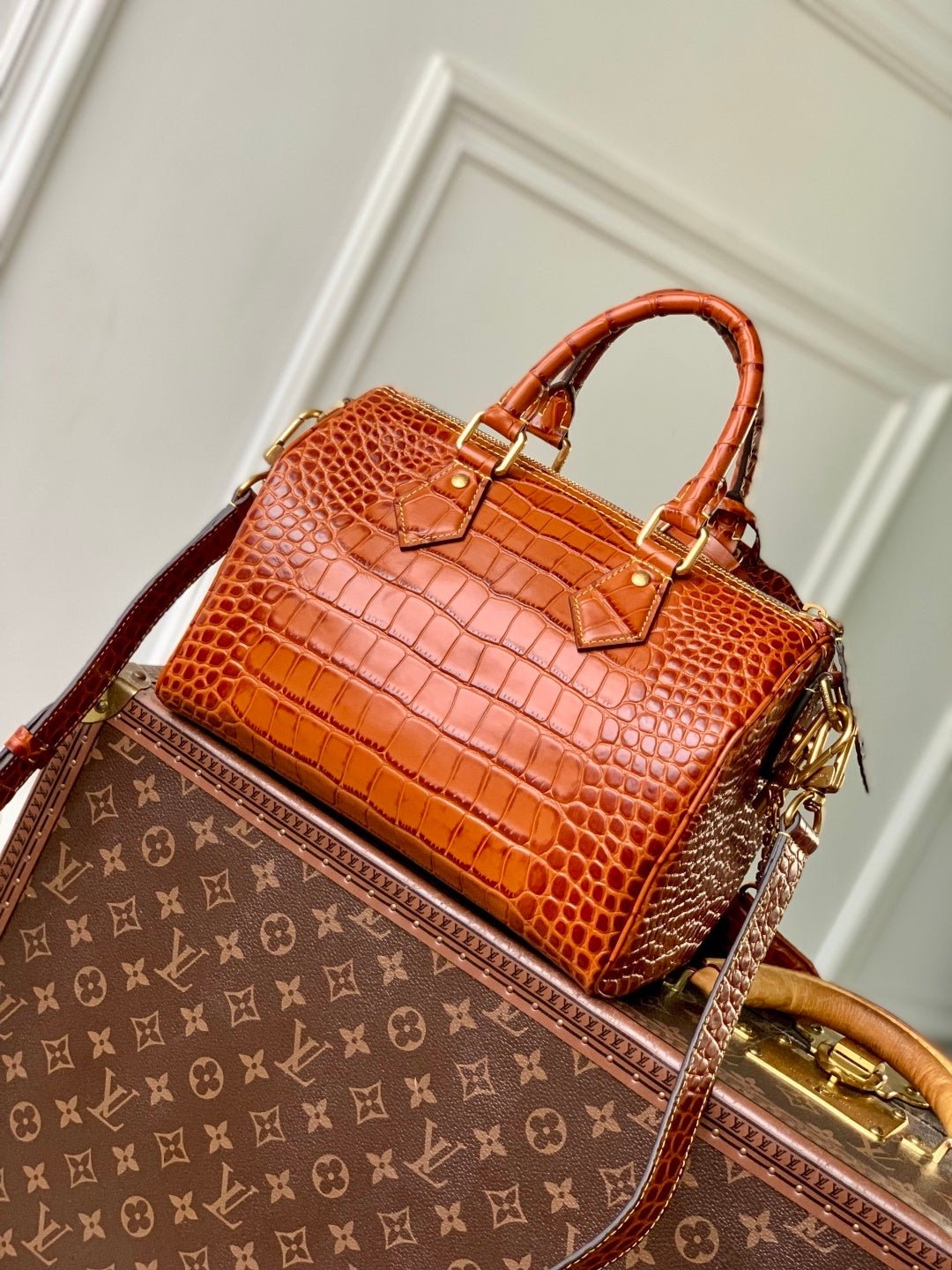 Louis Vuitton Pharell Williams Speedy 25 Crocodile leather