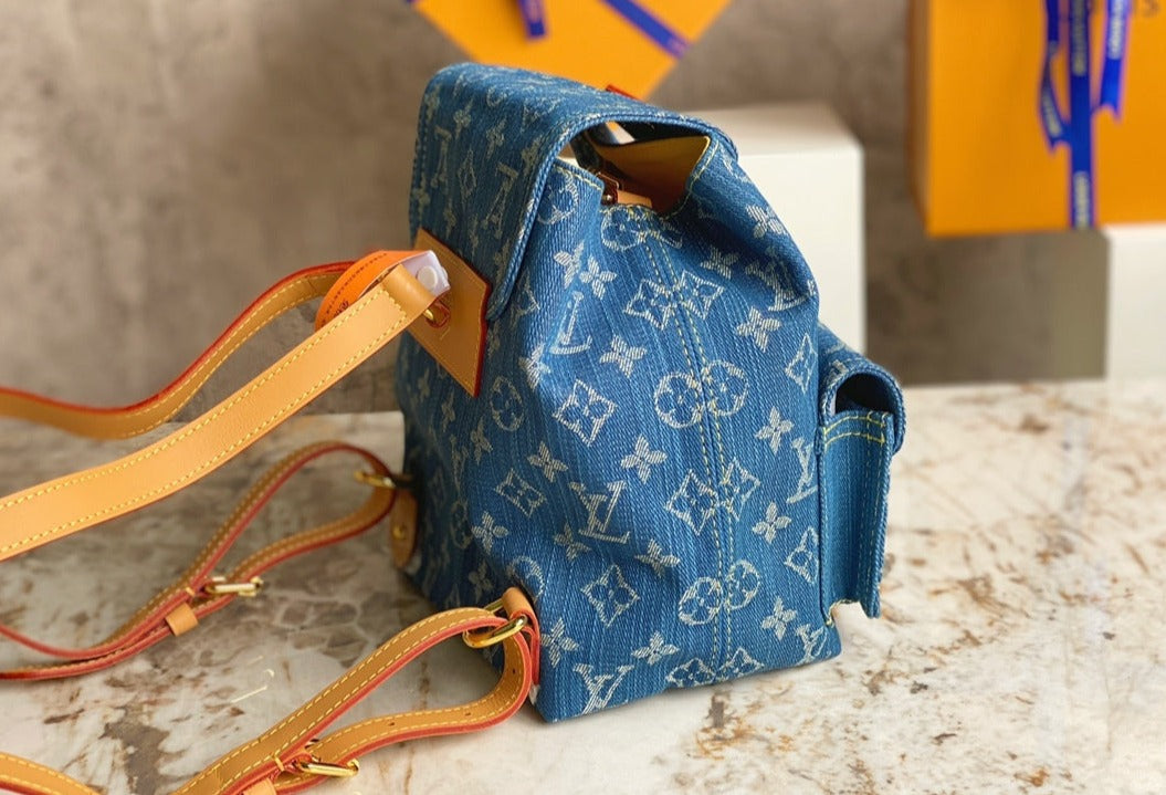 Louis Vuitton Denim Backpack