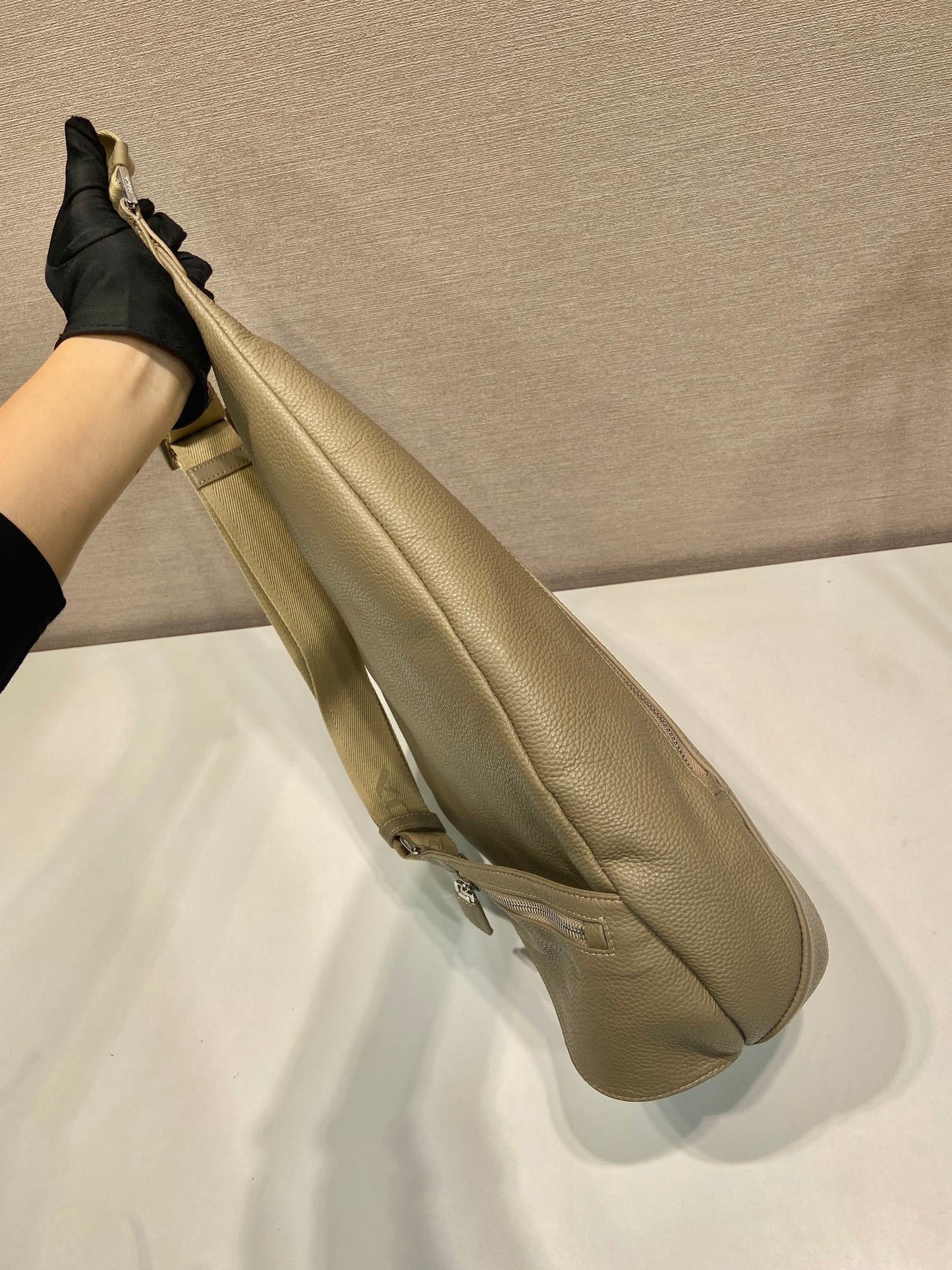 Prada leather backpack