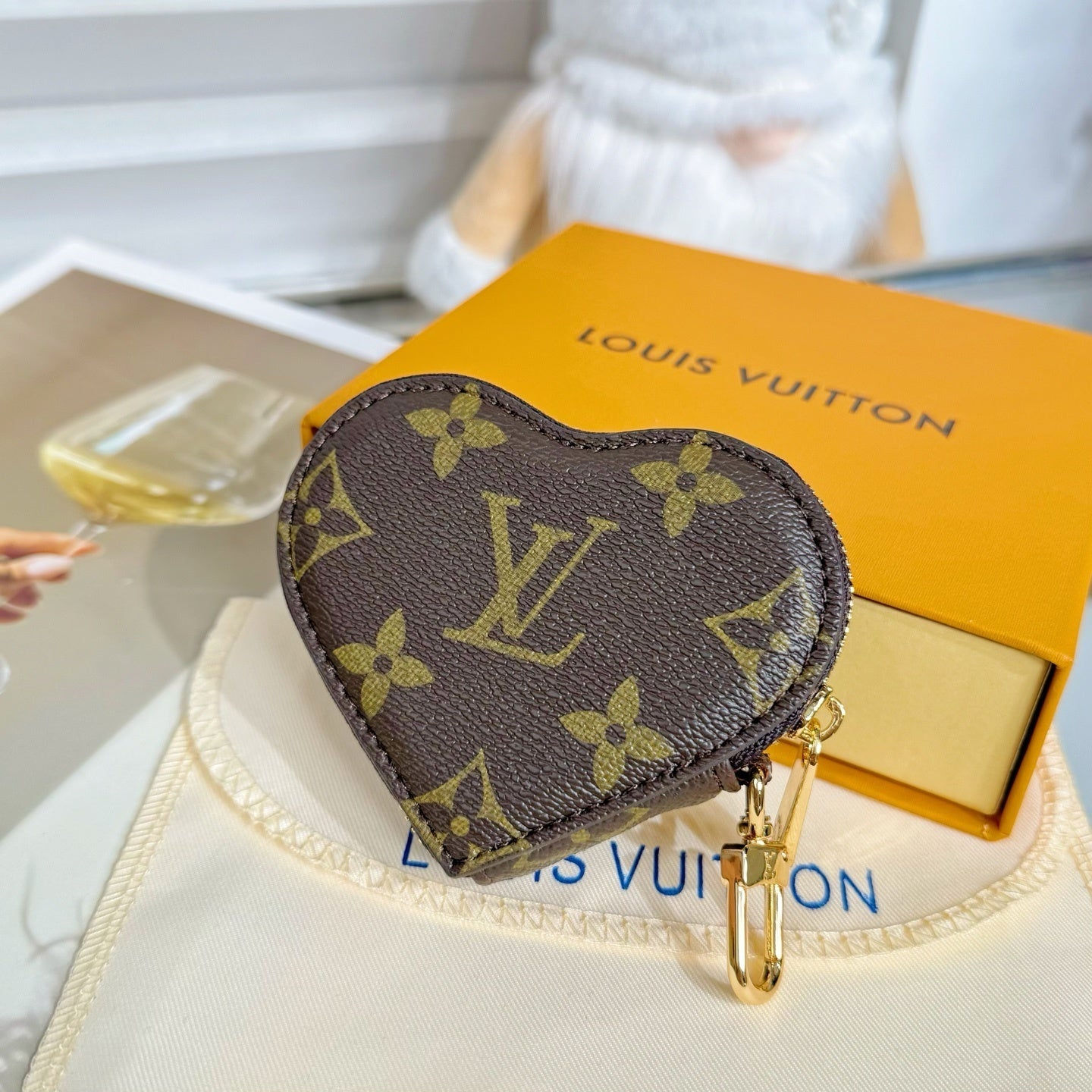 Louis Vuitton Heart shape Coin purse