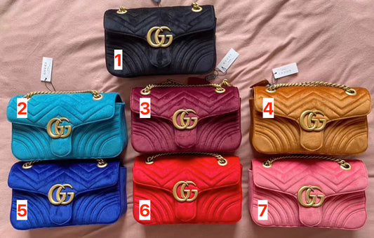 Gucci Marmont Small Velvet Bag