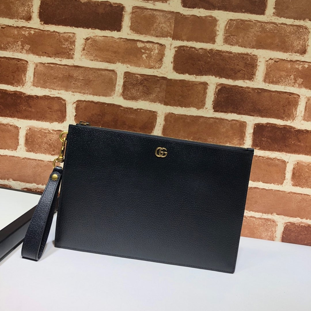 Gucci GG Marmont leather pouch