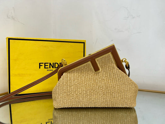 Fendi First Straw bag