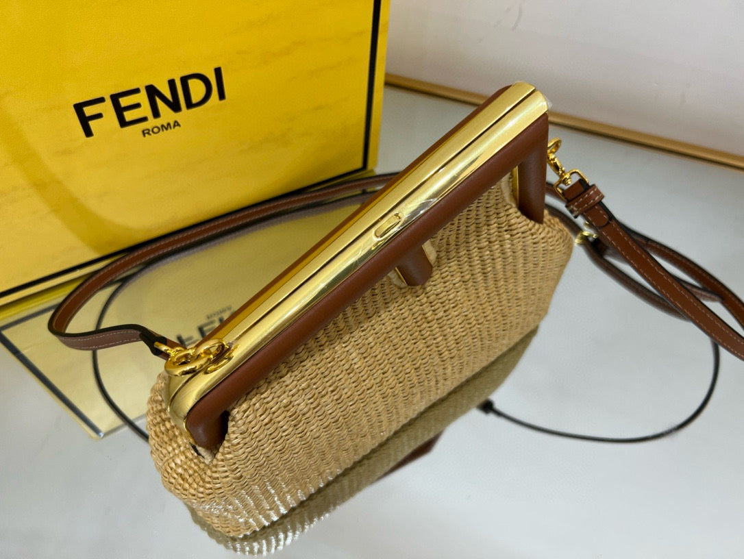 Fendi First Straw bag