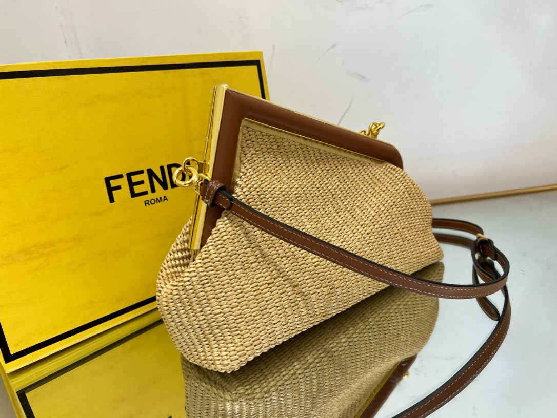 Fendi First Straw bag